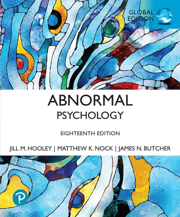 Abnormal Psychology Global Edition 18E 18th Edition