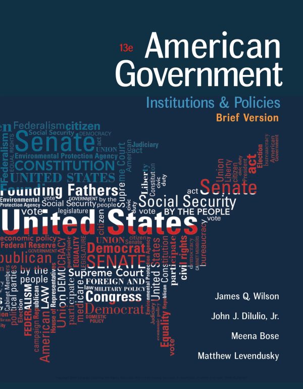 American Government Institutions and Policies 13th 13E Edition