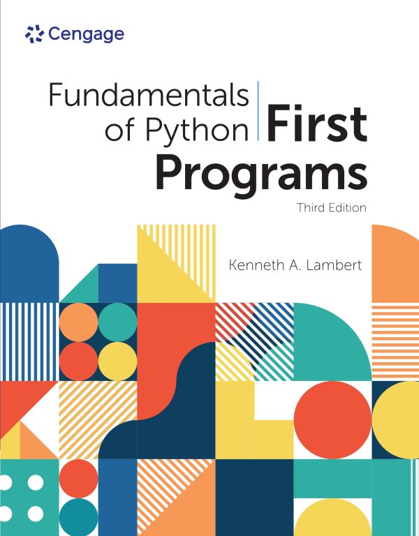 Fundamentals Of Python First Programs 3rd 3E Edition