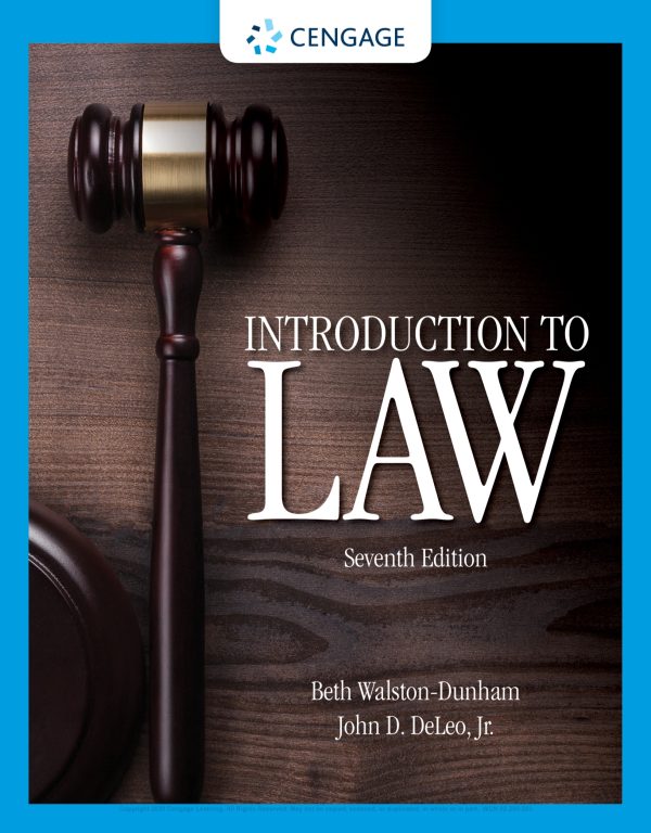 Introduction To Law 7th 7E Edition