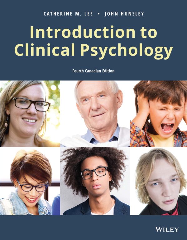 Introduction to Clinical Psychology An Evidence-Based Approach 4th 4E Edition