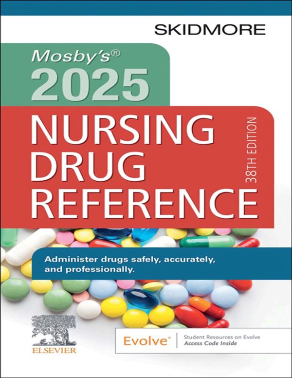 Mosby's 2025 Nursing Drug Reference 38th 38E Edition