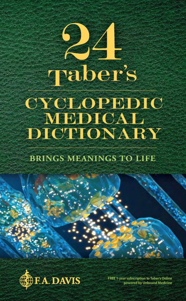 Tabers Cyclopedic Medical Dictionary 24th 24E Edition