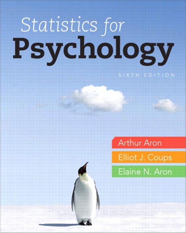 Statistics for Psychology 6E 6th Edition