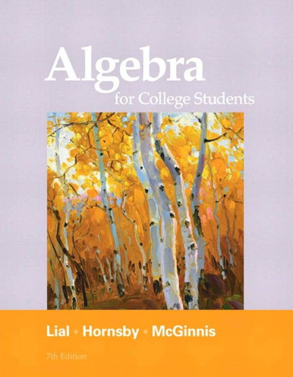 Algebra for College Students 7th 7E Edition