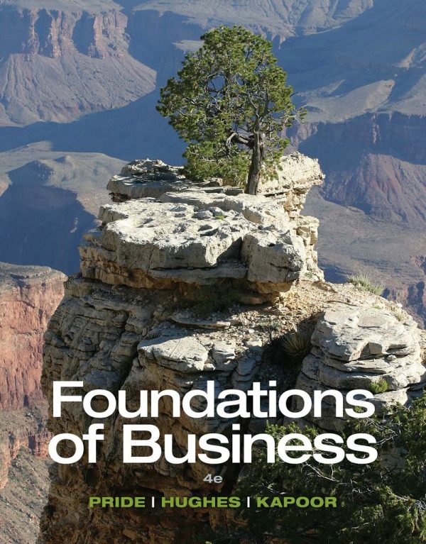 Foundations of Business 4th 4E Edition