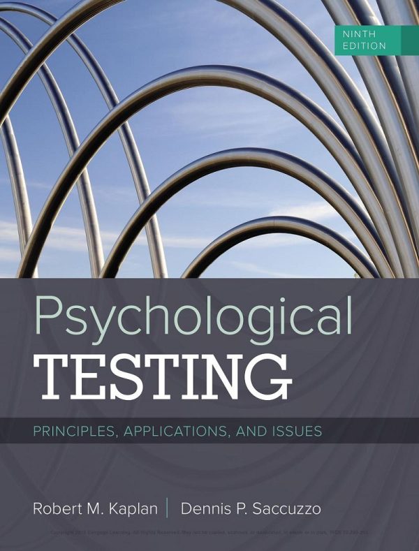 Psychological Testing Principles Applications and Issues 9th 9E Edition