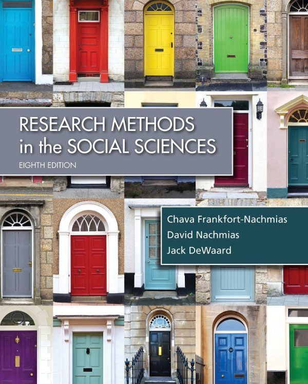 Research Methods for the Social Sciences Eighth 8th 8E Edition