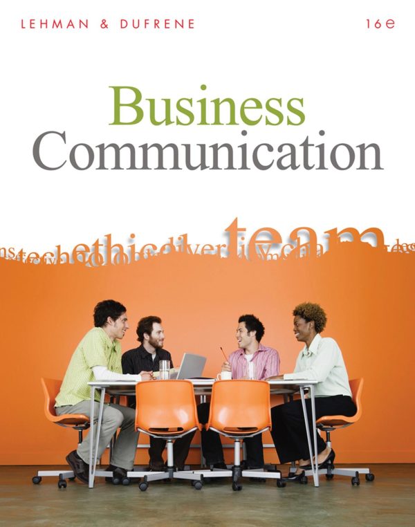 Business Communication 16th 16E Edition