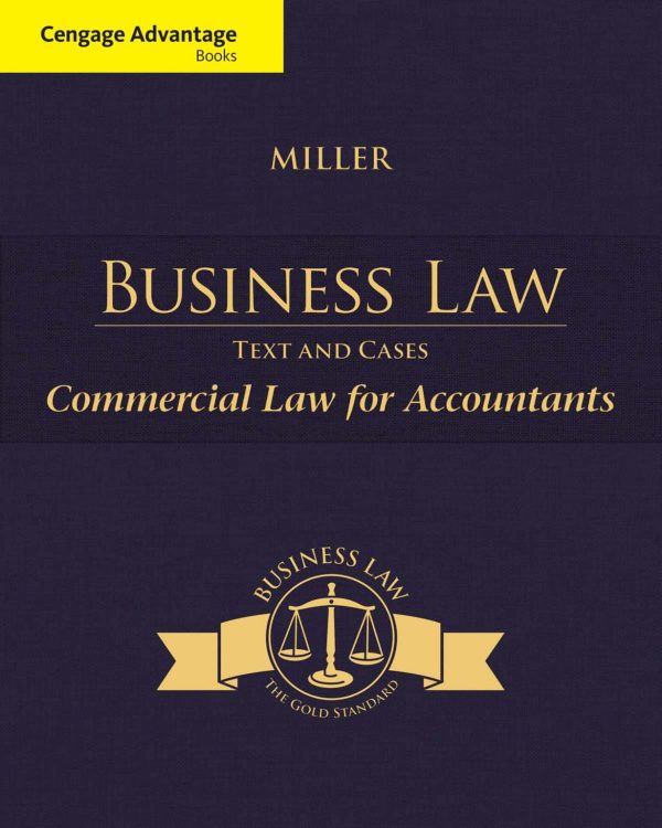 Business Law Text and Cases - Commercial Law for Accountants 14th 14E Edition