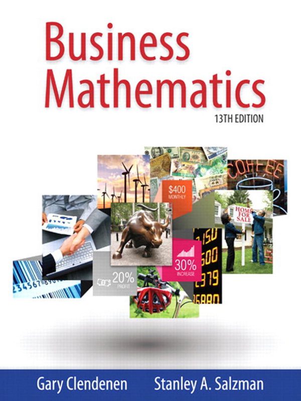 Business Mathematics 13E 13th Edition