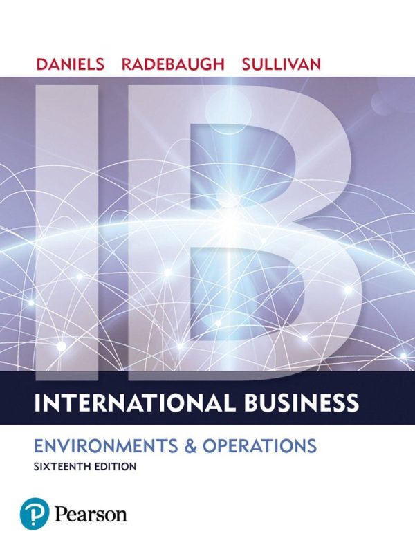 International Business Environments & Operations 16E 16th Edition